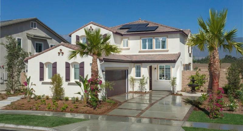 SunPower solar on a new home