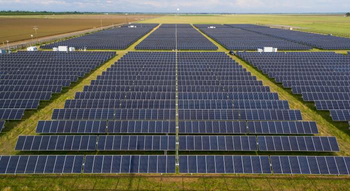 A SunPower solar installation in Yolo County, Calif., that helps the county make more energy than it uses.