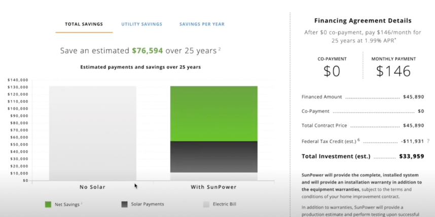 Solar Proposal Screenshot